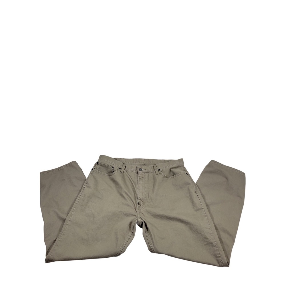 Levi's 559 Relaxed Straight Jeans Mens 40x30 Tan Khaki Excellent 100% Cotton